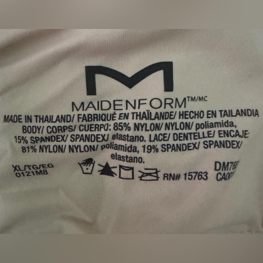 NWT Maidenform Beige Wire-free Bra XL - Picture 5 of 5